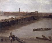 James Mcneill Whistler Brown and Silver Old Battersea Bridge oil on canvas